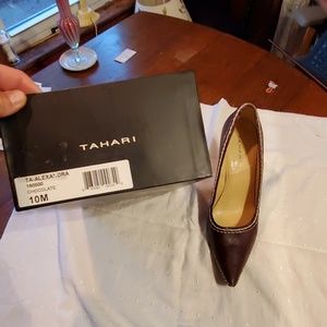 Tahari TA - Alexandra chocolate heels